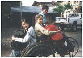 Our mother and cousin in Myitkyina (1997)