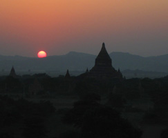 Sunset at Bagan