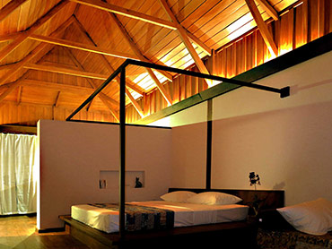 Chalet room bed