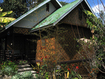 Standard bamboom room in Nature Land hotel, Kalaw