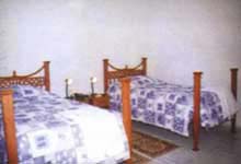 Nawarat hotel bed room - Mrauk Oo