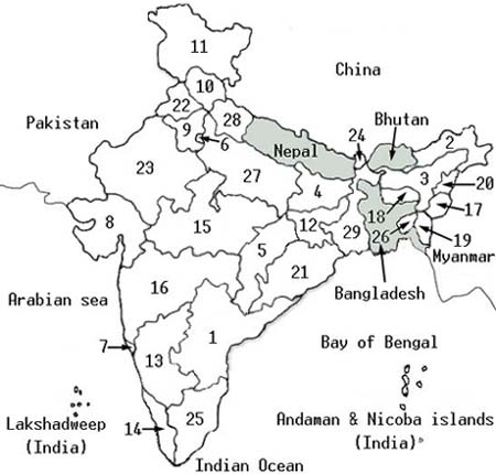 Map of India