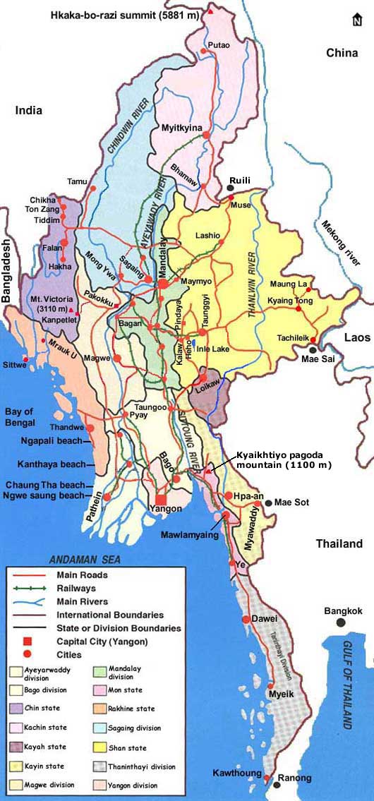 map of laos. Maps - country map