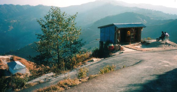 A small roadside restaurant in Nagarkot