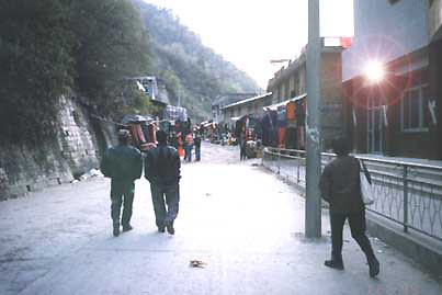 China-Tibet border market at Zangmu