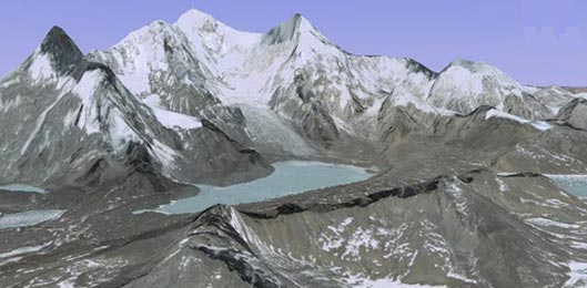 Xixabangma Feng (Shisha Pangma), 8000 m in Tibet