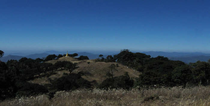 Pagoda near the summit of Mt. Victoria