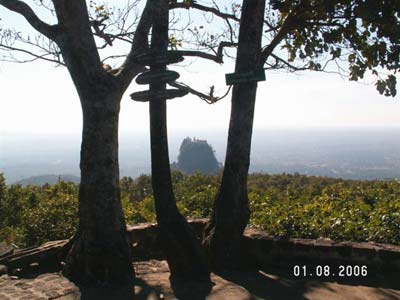 Popa Taung Kalat from Mt. Popa