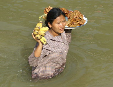 An ordinary people's struggle for life survival on the Ayeyarwaddy river