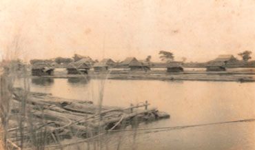 Myit Kyo river in 1950's - Bago division