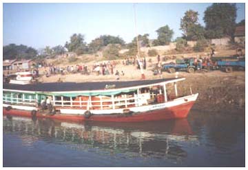 Pakokku boat jetty on Ayeyarwaddy river