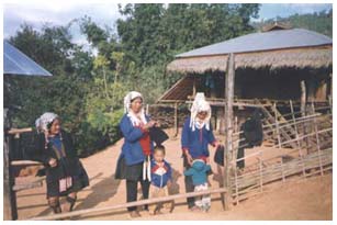 Akha hilltribe village