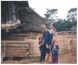 Akha hilltribe village