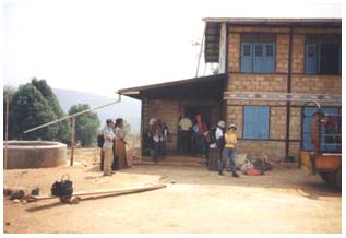 We had lunch in this house - Zay Di Gone village