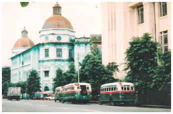 Yangon Pansodan street