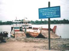 Pathein ferry jetty