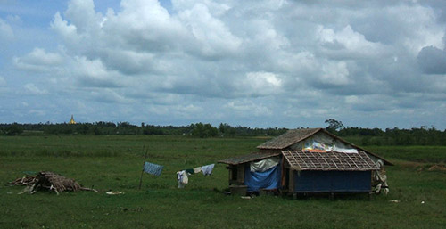 A farm hut