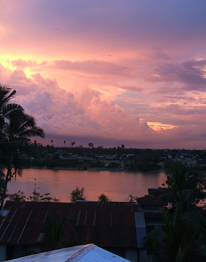 A view from a roof-top