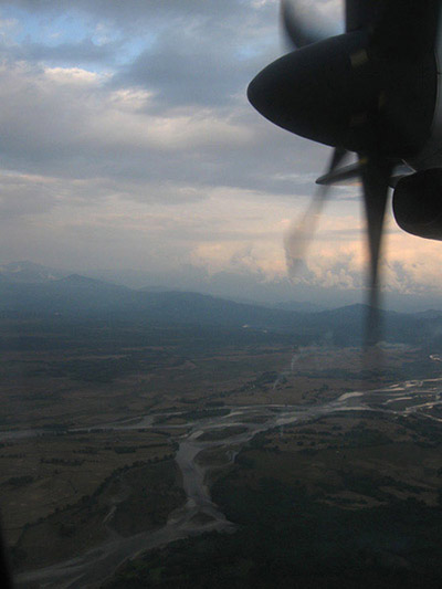 Putao from the air plane