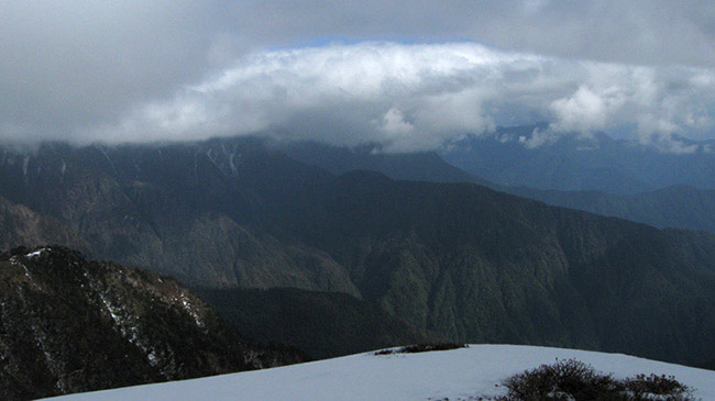 A view from the minor peak