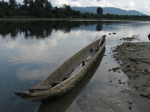 Dug out canoes