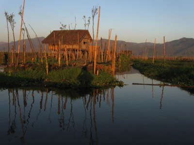 Floating farms and houses