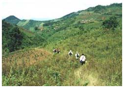 Nature walk in Kalaw - Pindaya - Inle area (Dec 2002)