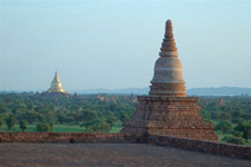 Bagan on Ayeyarwaddy river