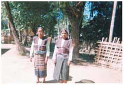 Chin people in Kong Chaung village - upper Lay Myo river