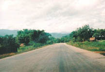 The road from Tachileik to Kyaing Tong
