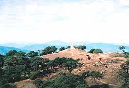 Mt Victoria peak with pagoda
